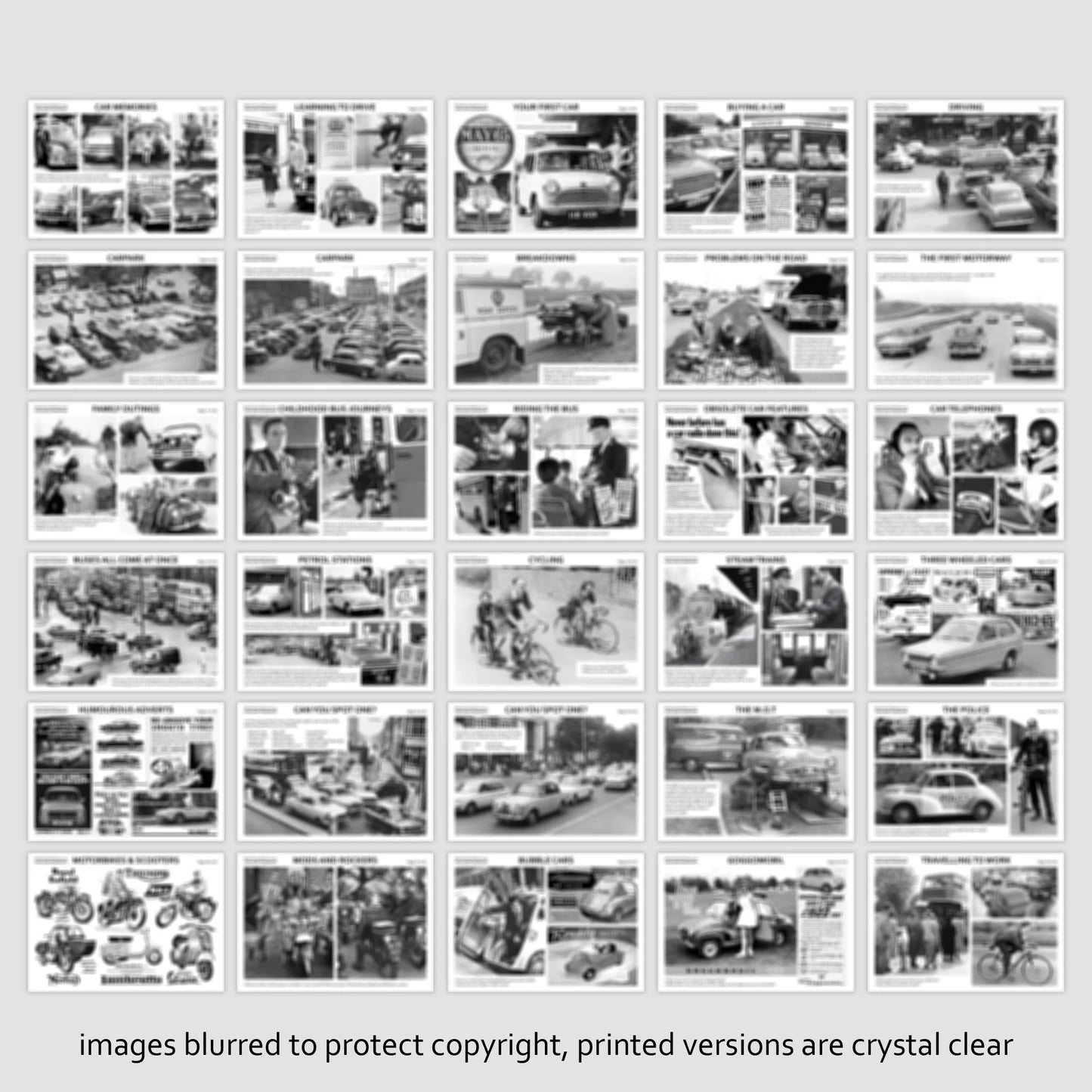 Cars and Transport Reminiscence Photo Book