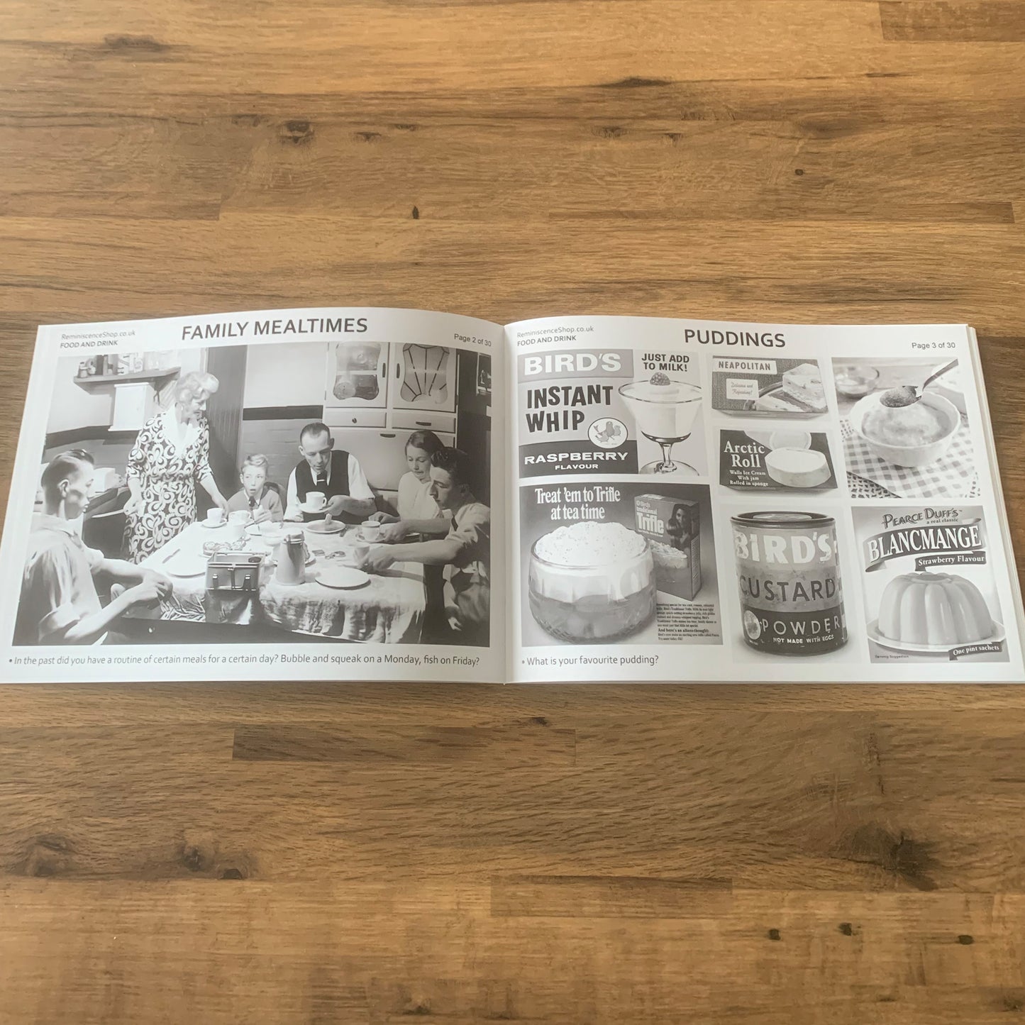 Food and Drink Reminiscence Photo Book