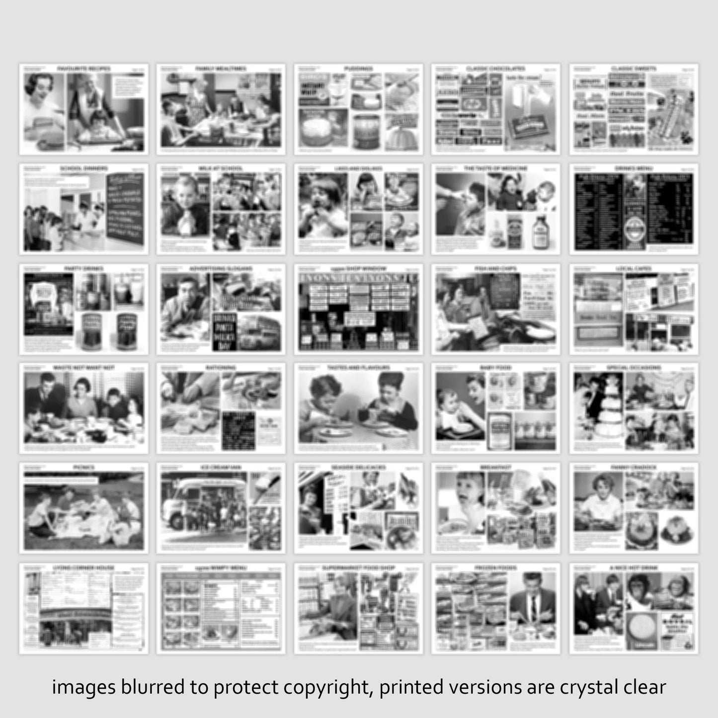 Food and Drink Reminiscence Photo Book
