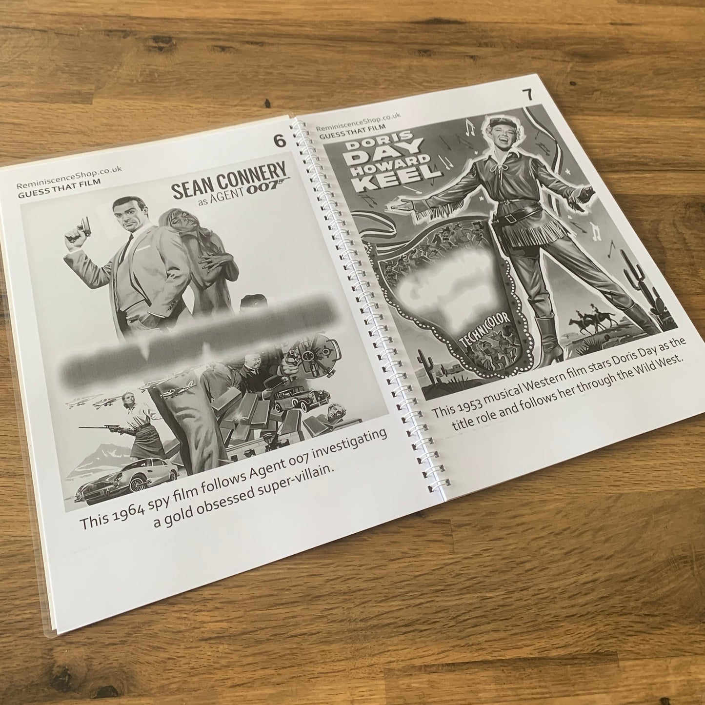 Guess That Film Memory Game Activity Cards Book