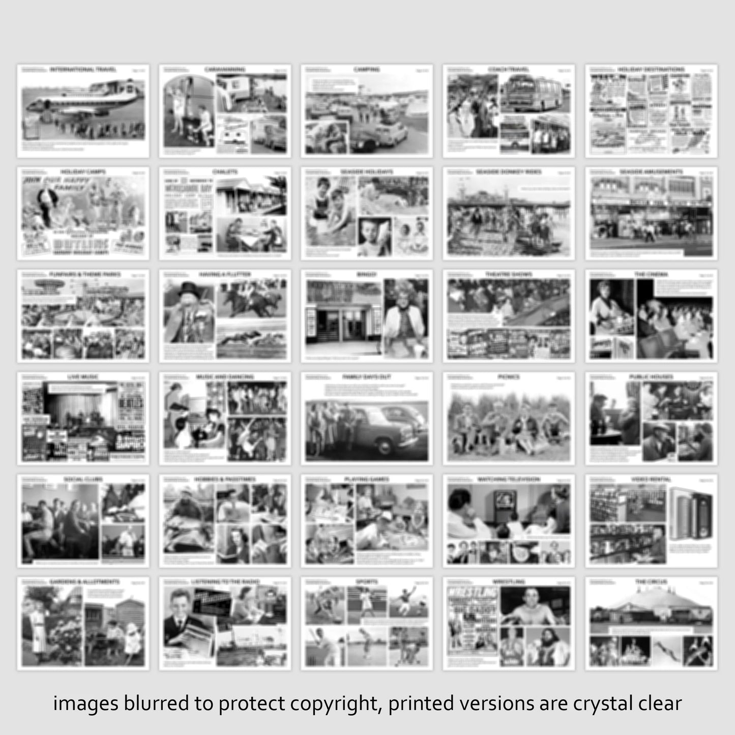 Leisure Time and Holidays Reminiscence Photo Book