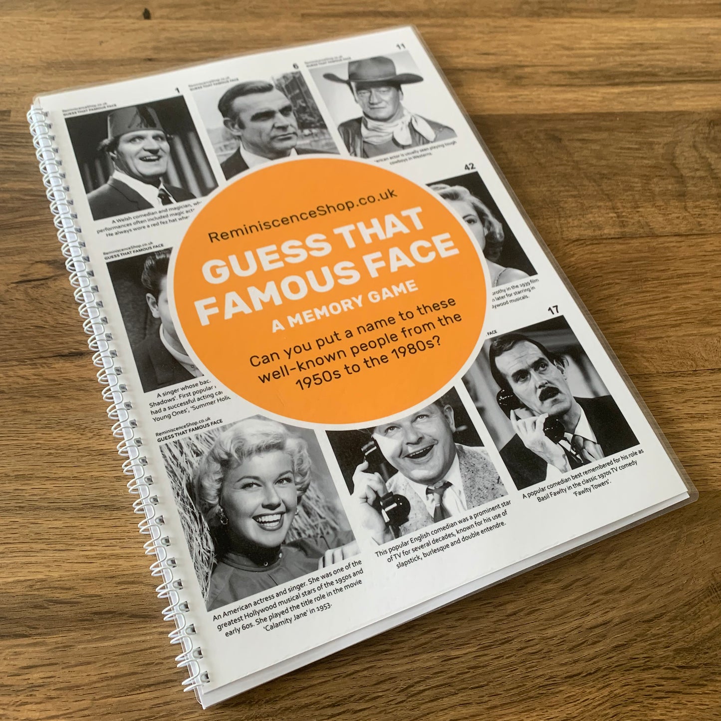 Guess That Famous Face Memory Game Activity Cards Book