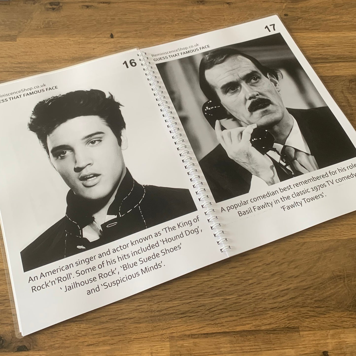 Guess That Famous Face Memory Game Activity Cards Book