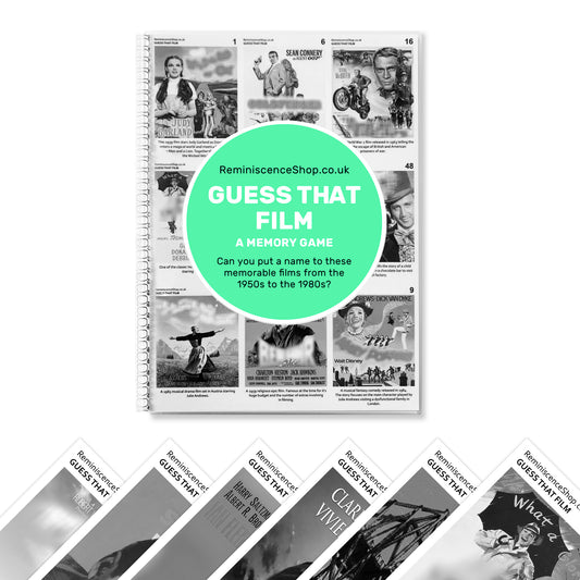 Guess That Film Memory Game Activity Cards Book