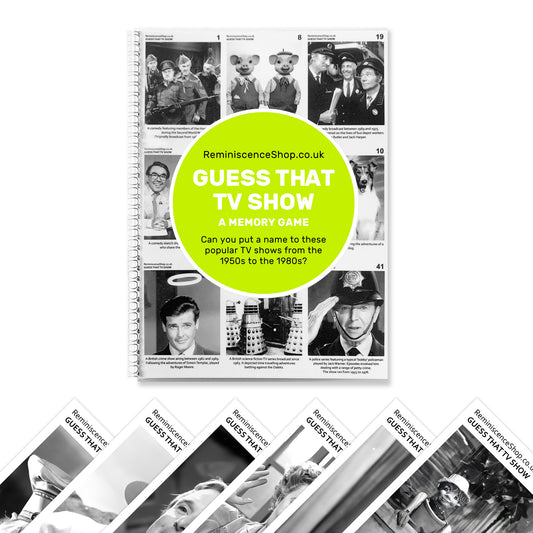 Guess That TV Show Memory Game Activity Cards Book