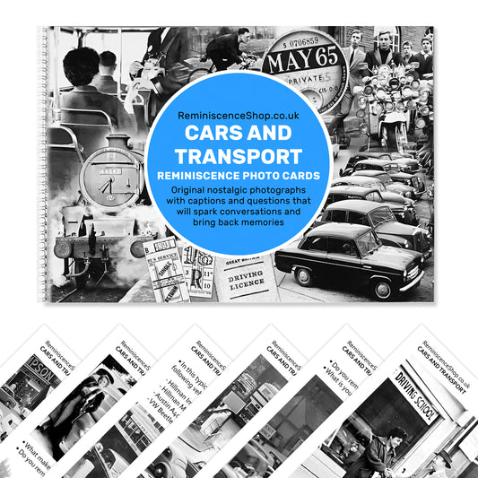 Cars and Transport Reminiscence Cards Photo Book