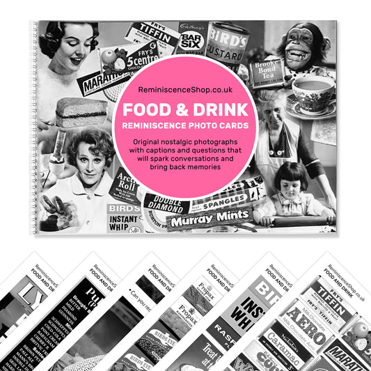 Food and Drink Reminiscence Cards Photo Book