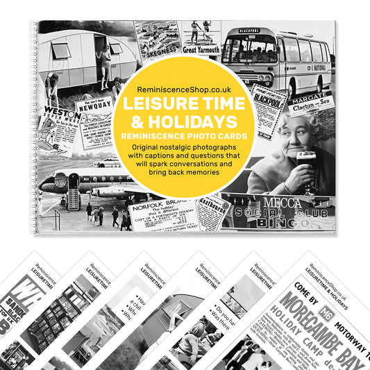 Leisure Time and Holidays Reminiscence Cards Photo Book